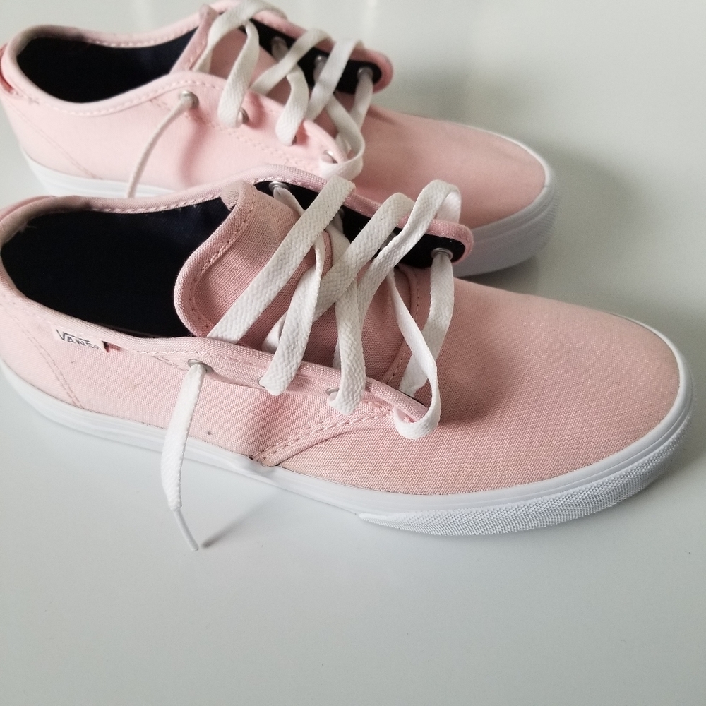 ans Womens Off The Wall Pink Sneakers Shoes